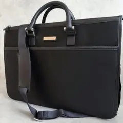 美品　BURBERRY ビジネスバッグ 2way ナイロン レザー 黒