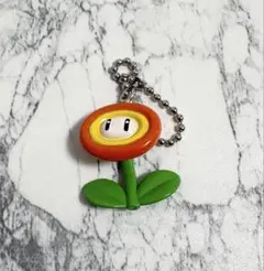 スーパーマリオ ファイアーフラワー キーホルダー マスコットフィギュア