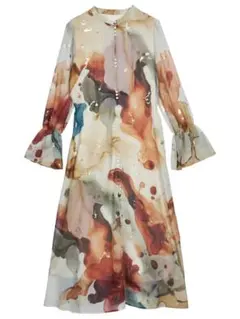 【Ameri vintage】INK ART DRESS