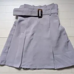 INGNI プリーツスカート ベルト付き Mサイズ 薄紫