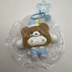 시나모롤 くま着ぐるみ スクイーズ チャーム付き