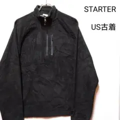 US古着　フリースジャケット　ハーフジップフリース　プルオーバー　アメリカ古着