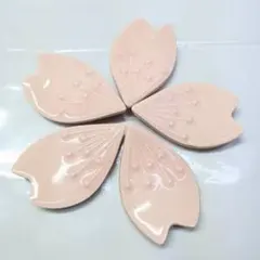 箸置　桜　花びら　5個 セットK-24