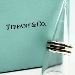 希少✨ティファニー グルーブドリング 19号 シルバー925 廃盤 重厚感 Tiffany & Co. Grooved ring silver 925 | AFTER DARK