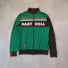 BABY DOLL 　ジップアップパーカー　 M　グリーン　スポーツ