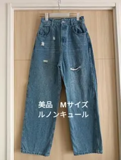 美品★ルノンキュール★ダメージ加工デニム★Mサイズのサムネイル