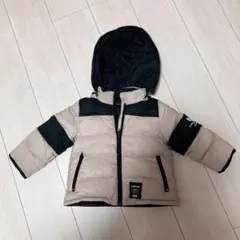BeBe フード付きダウンコート90サイズ