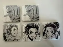 鬼滅の刃 ダイニング お楽しみくじ スクエア缶バッジ 竈門炭治郎 冨岡