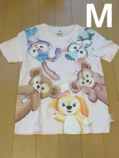 香港ディズニー　Ｔシャツ　ダッフィー＆フレンズ　M