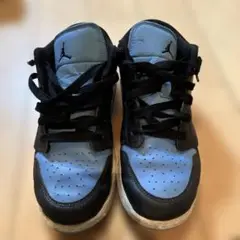 【値下げ】Air Jordan スニーカー 黒/青　25cm ナイキ購入