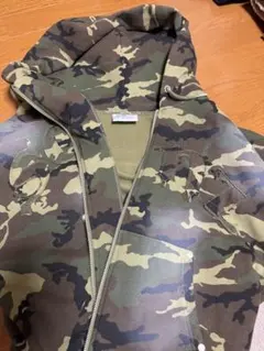 sgnz 迷彩柄 ジッパー付きパーカー