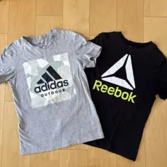adidas、Reebok 半袖Tシャツ2枚セット　キッズSサイズのサムネイル