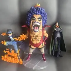 ワンピース一番くじ　革命軍フィギュアセット イワンコフ　サボ　ドラゴン