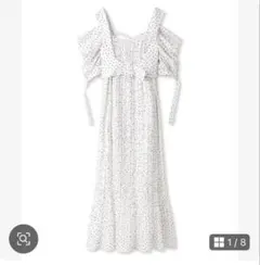 スナイデル snidel ベルティッドタイワンピース 1サイズ ドット