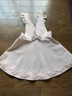 メゾピアノ♡120♡ピンク♡ジャンバースカート