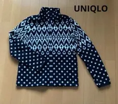 ＊UNIQLO 幾何学模様 フリースジャケット M＊
