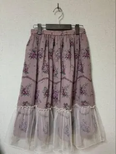GW特別SALE】axes femme 花柄スカート Mサイズ