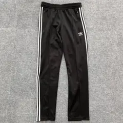 古着 adidas アディダス トラックパンツ ブラック ジャージ