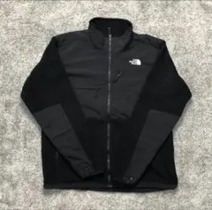 Lサイズ ノースフェイス デナリジャケット 刺繍ロゴ 黒 ブラック