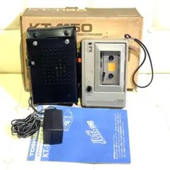 【稼働品】東芝 ポータブルカセットプレーヤー KT-1150 ルポ レコーダーのサムネイル