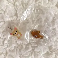 リラックマ コリラックマ クリアマスコットチャーム めじるしアクセサリー