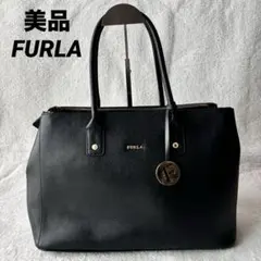 美品 FURLA フルラ ハンドバッグ 2WAY リンダ 240745 レザー