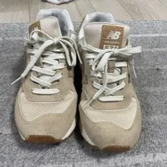 New Balance ML574 23cm ベージュ