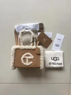 美品 UGG x Telfar ショルダーバッグ ブラウン