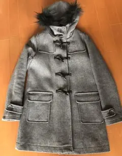 【最終値下げ】ビームス　ダッフルコートフード付き（タヌキファー付き）