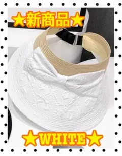 ♥️大幅値下げ♥️レディース 帽子 オシャレ 麦わら帽子 リボン付き アウトドア