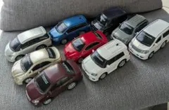 プルバックカーミニカー 9台 トヨタ カローラ カムリ アクシオ エスティマ他