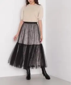 Natural Beauty Basic チュールスカートのサムネイル