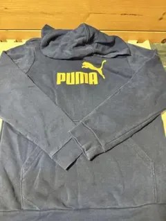 PUMA ネイビー フード付きパーカー　フーディ　160cm