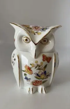 フクロウの陶磁器置物 果物デザイン - メルカリ