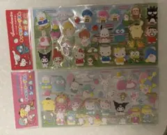 【正規品】【新品未開封】サンリオ　キャラクターずかんシール　2枚セット