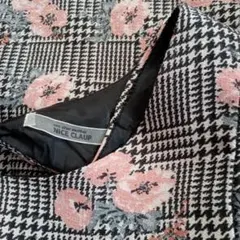 【美品】NICE CLAUP  ミニ丈ワンピース  FREE SIZE