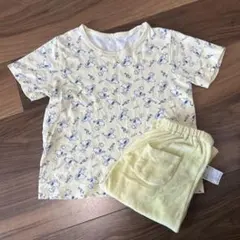 ユニクロ ドライパジャマ スヌーピー イエロー 110