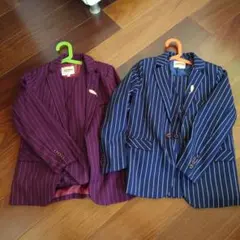 双子 フォーマルスーツ150cm  上下セットアップ 靴23cm ２セット