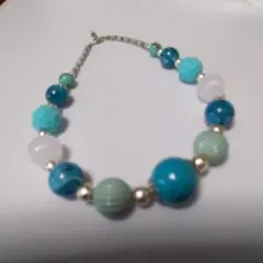 ハンドメイド.ターコイズのネックレス