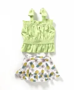 apres les cours パイナップル柄セパレート水着