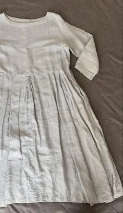 nest Robe⭐︎長袖　リネンギャザータックワンピース