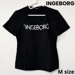 インゲボルグ　INGEBORG プリント半袖Tシャツ　カットソー　日本製　M