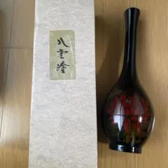 八雲塗　花器　伝統工芸　漆芸　漆　japan 茶道　花道　日本
