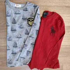 4T/ラルフローレン　長袖カットソー　Tシャツ2枚セット