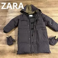 ZARA ダウンコート 7（122cm） 手袋付き