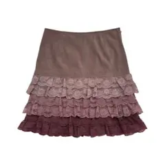 pink frill lace skirt ໒꒱˚⟡˖ ࣪のサムネイル