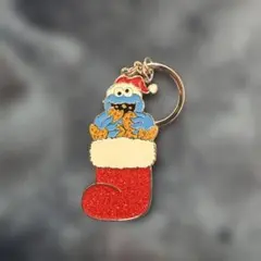 クッキーモンスター クリスマス キーホルダー