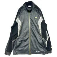 【超希少XXL】NIKE トラックジャケット ジャージ 黒 黄 ドライフィットのサムネイル