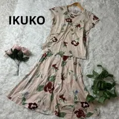 IKUKO イクコ　スカートルームウェア　セットアップ　半袖　部屋着　1のサムネイル