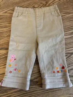 ホットビスケッツ　ベージュパンツ 80cm